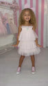 Girls Blush Penelope Dress – Layered Tulle Party Dress for Girls 12M-14